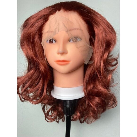 Short Bob Ginger Wig,Copper Red Wigs - Picture 8 of 9